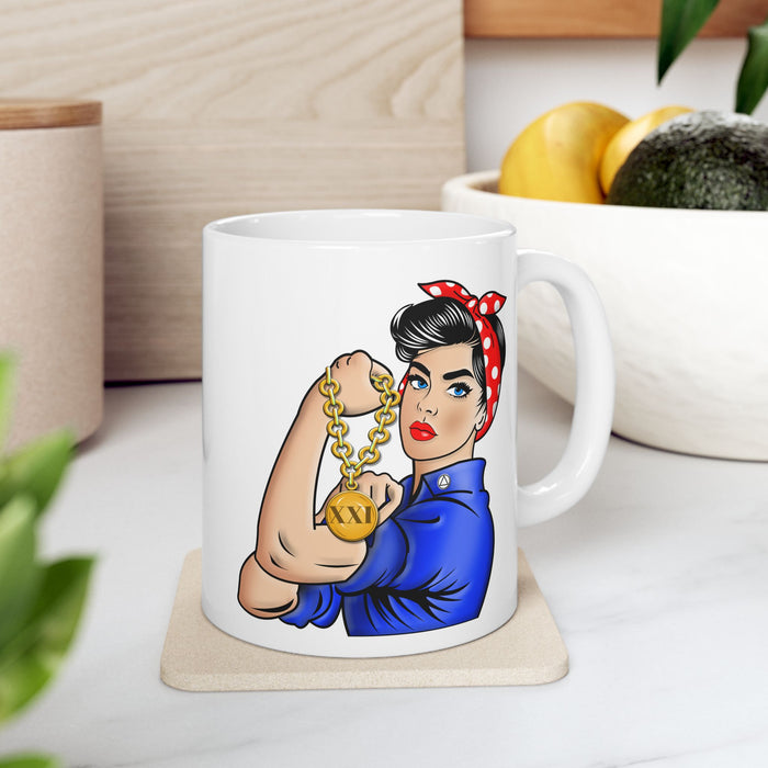 Customized Rosie The Riveter AA Ceramic Mug
