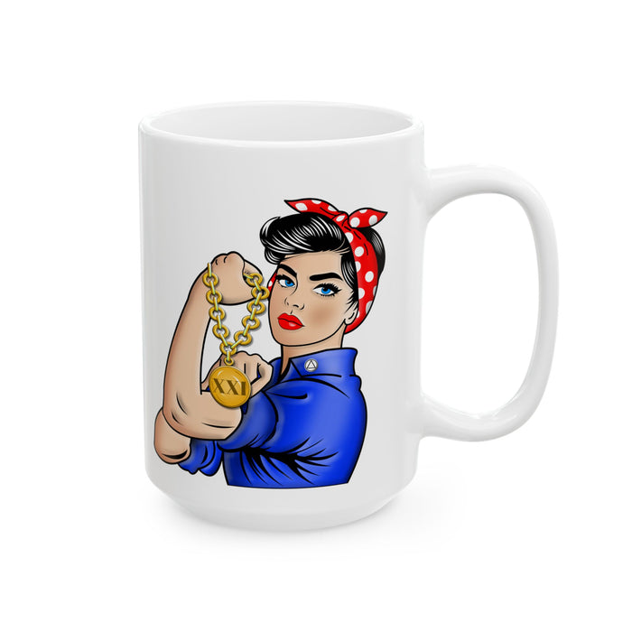 Customized Rosie The Riveter AA Ceramic Mug