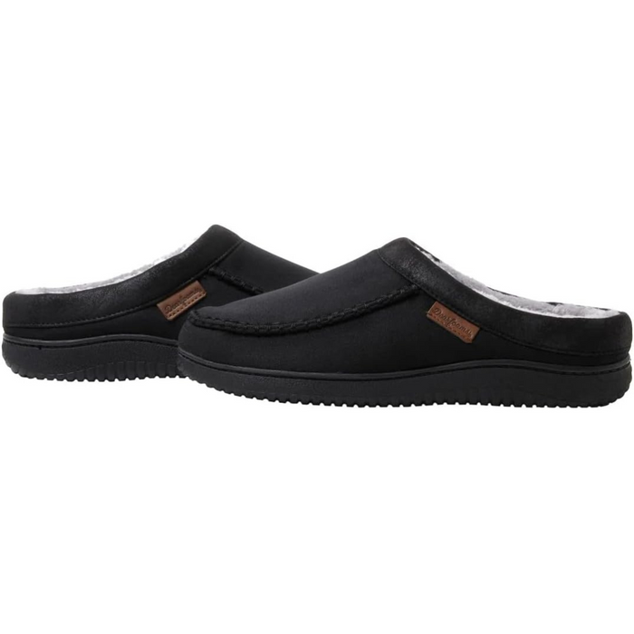 Dearfoams Men's Memory Foam Slipper Black