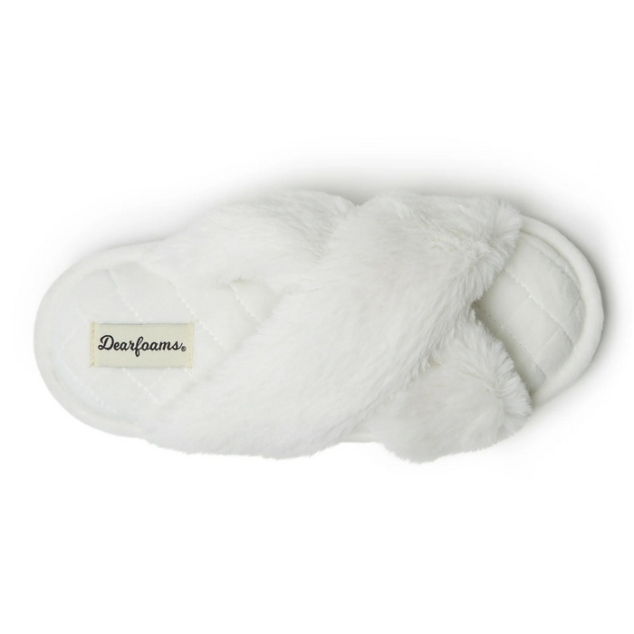 Dearfoams Women's Warm Cozy Slippers Muslin 1529293
