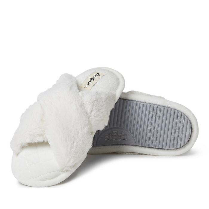 Dearfoams Women's Warm Cozy Slippers Muslin 1529293