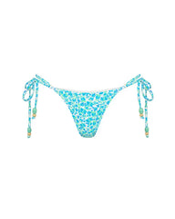 Decorative Thong Tie Side Bikini Bottom | Ocean Aura