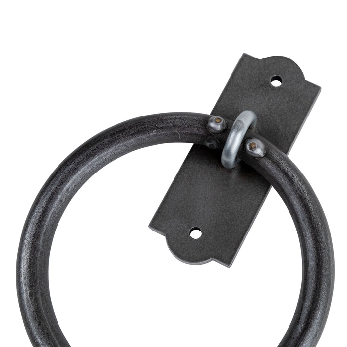 Dome Top Custom Bathroom Hardware - Towel Ring -5" Inch - Multiple Finishes Available - Sold Individually