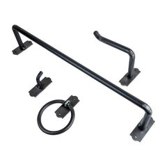 Dome Top Custom Bathroom Hardware Set - Handmade Heavy Duty Solid Steel - Multiple Finishes Available