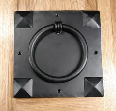 Door Knocker-Large with pyramid accents - Wild West Hardware