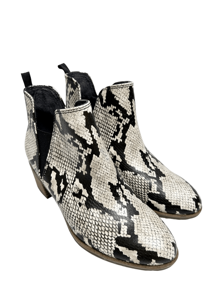 Dr Scholl's Shoes Women's Snake Print Ankle Boot