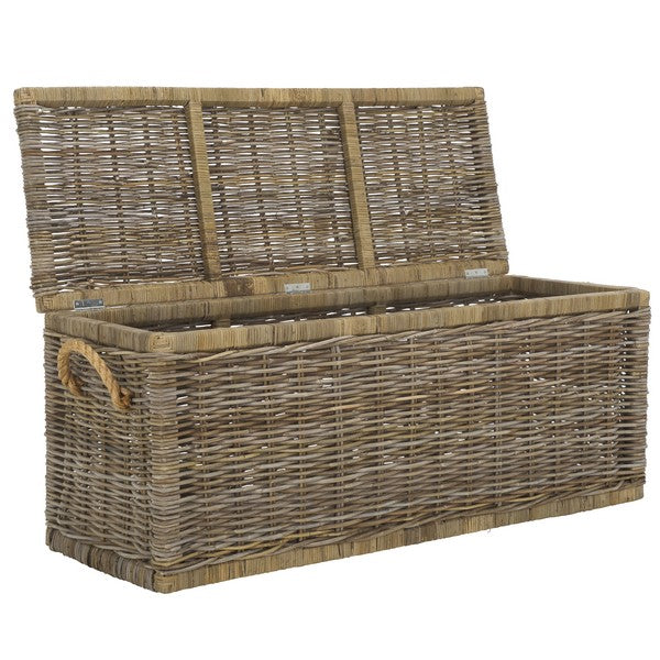 Elyse Rattan Trunk in Natural Unfinished