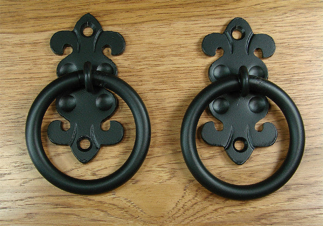 Euro Style #2 - 4" ring pull or door knocker - Wild West Hardware