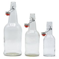 8-ounce, 16-ounce, and 32-ounce EZ cap bottles side by side closed