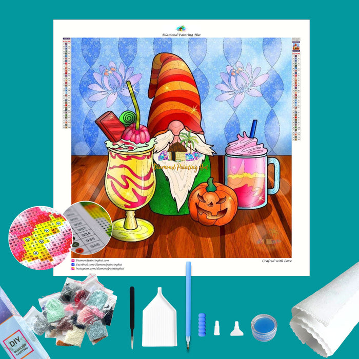 Fall Gnome Halloween Diamond Painting