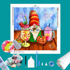 Fall Gnome Halloween Diamond Painting