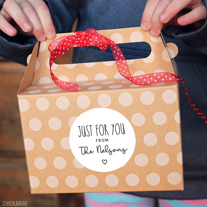 Farmhouse "Just For You" Gift Labels