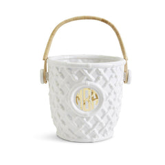 Faux Bamboo Fretwork Champagne/Wine Bucket - The Preppy Bunny