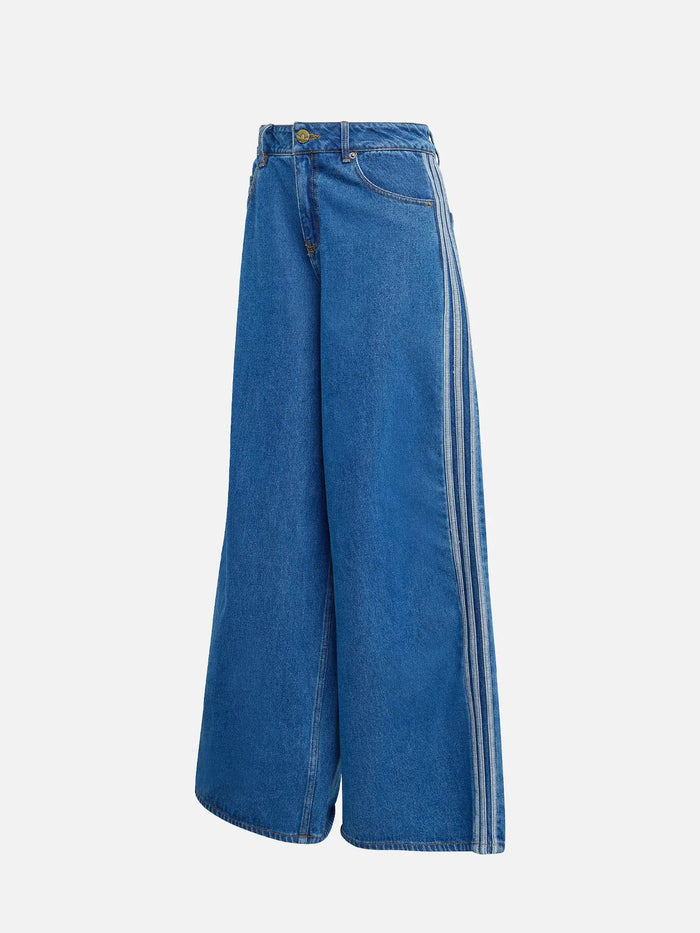 ADIDAS ORIGINALS Firebird Denim Track Pant - Blue - Uncategorized PANTOLON