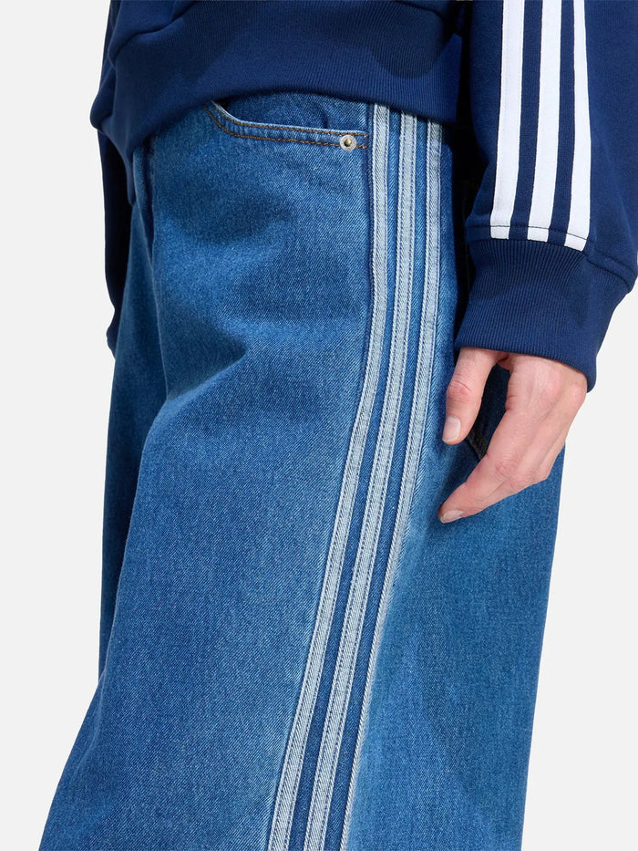 ADIDAS ORIGINALS Firebird Denim Track Pant - Blue - Uncategorized PANTOLON