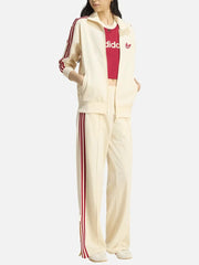 ADIDAS ORIGINALS Firebird Loose Track Top - Warm Vanilla – Warm Vanilla, önden görünüm