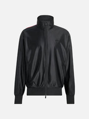 ADIDAS ORIGINALS Firebird Metallic Track Top – siyah, önden görünüm