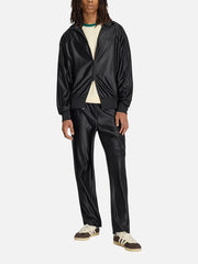 ADIDAS ORIGINALS Firebird Metallic Track Top – siyah, önden görünüm