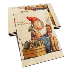 Fix It Elf - Holiday - Classic Edge Classic Edge Postcard (5pk // $2.80ea)