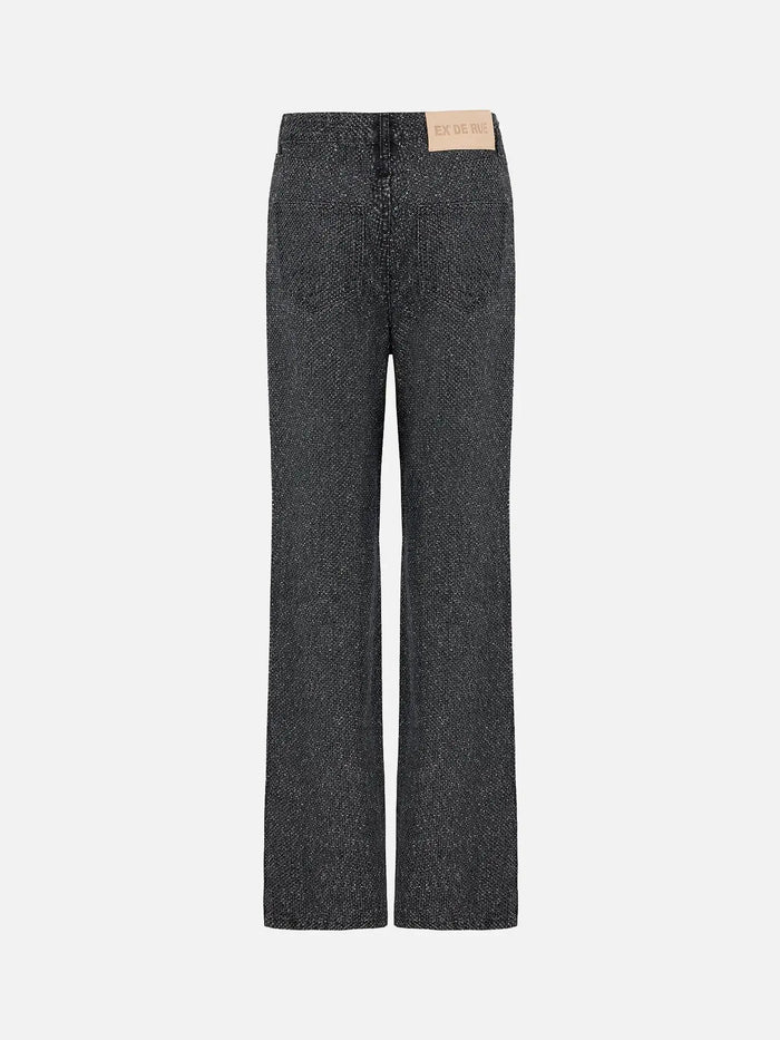EX DE RUE Fray Black Denim Jean II - Fray Black Denim, arka görünüm