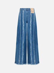 EX DE RUE Fringe Denim Jean III – mavi denim, önden görünüm