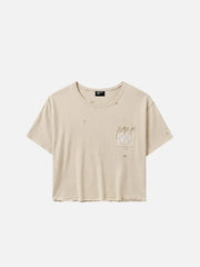 SHOPI GO Ginza T-Shirt - Beige - Uncategorized T-SHIRT