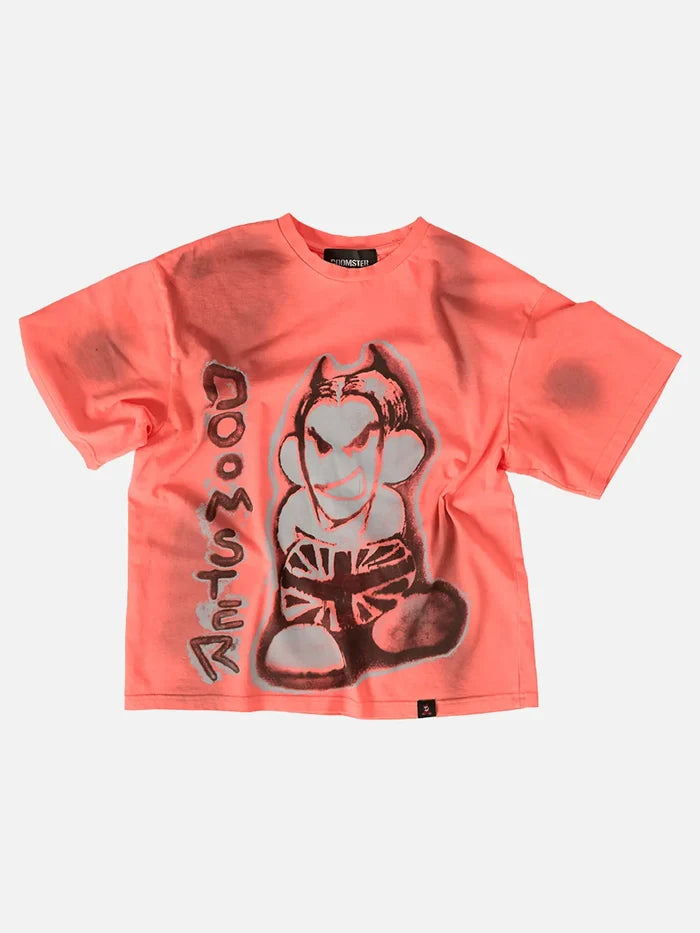 DOOMSTER Girl Tee - Pink - T-SHIRT