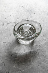Glass Puddle Candle Holder