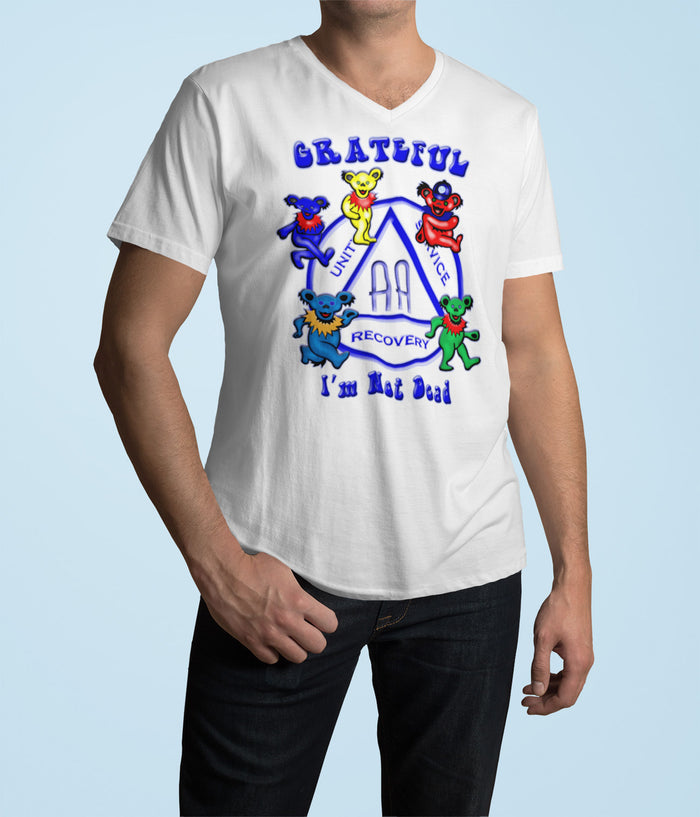 Grateful I'm Not Dead V-Neck Tee