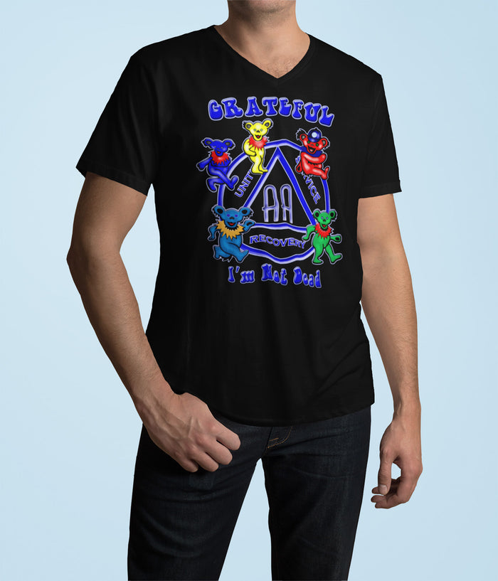 Grateful I'm Not Dead V-Neck Tee