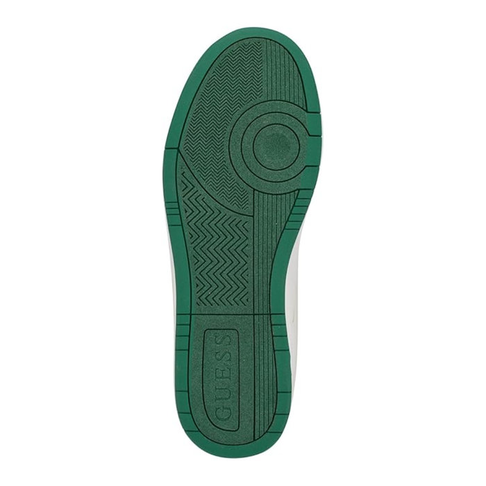 Guess Men’s Tiogo Skate-Style Sneakers – White/Green