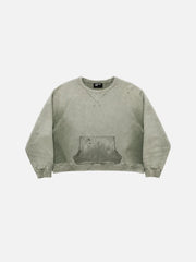 SHOPI GO Hama Reglan Sweatshirt - Rust Green - Uncategorized SWEATSHIRT