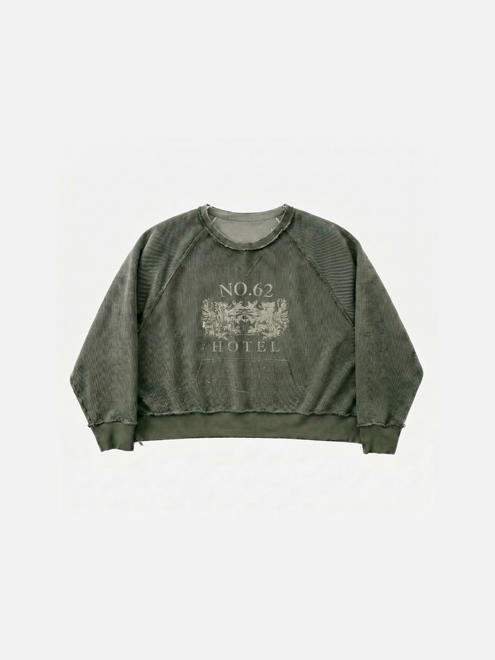 SHOPI GO Hama Reglan Sweatshirt - Rust Green - Uncategorized SWEATSHIRT