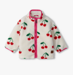 Hatley Faux Sherpa Jacket in Cherries