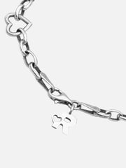 RAFTAF Heart Chain Bracelet - Silver - BİLEKLİK