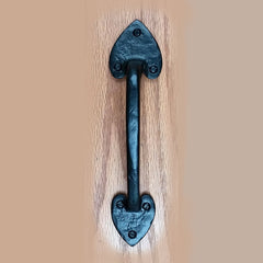 Heart Style Door Pull / Appliance Pull - Barn Door Handle - Multiple Finishes Available