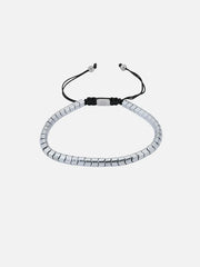 ATOLYEWOLF Hematite Bracelet in Silver - BİLEKLİK