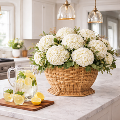Hexagon Wicker Planter by The Enchanted Home