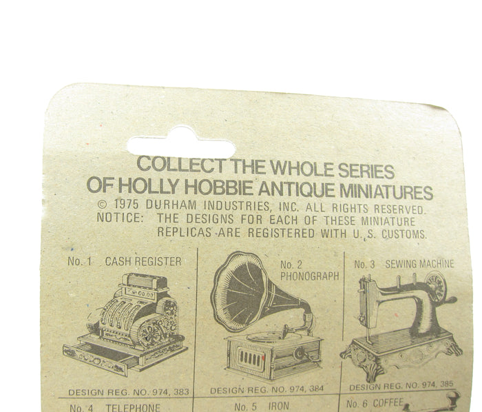 Vintage 1975 Holly Hobbie antique miniatures series