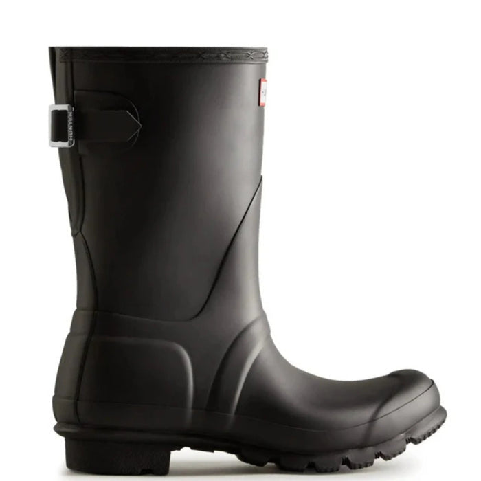 Hunter Women's Original Back Adjustable Short Boot - Onyx