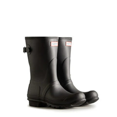 Hunter Women's Original Back Adjustable Short Boot - Onyx