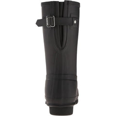 Hunter Women's Original Back Adjustable Short Boot - Onyx