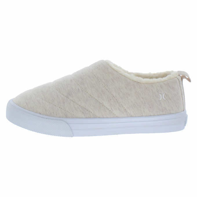 Hurley Women’s Arlo Puff Natural Winter Clog Slip-On Shoes – 1624844