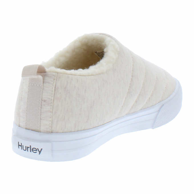 Hurley Women’s Arlo Puff Natural Winter Clog Slip-On Shoes – 1624844