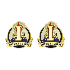 I (1st) Corps Unit Crest (America's Corps) Army Unit Crests