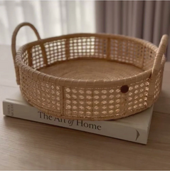 Iraca Round Tray