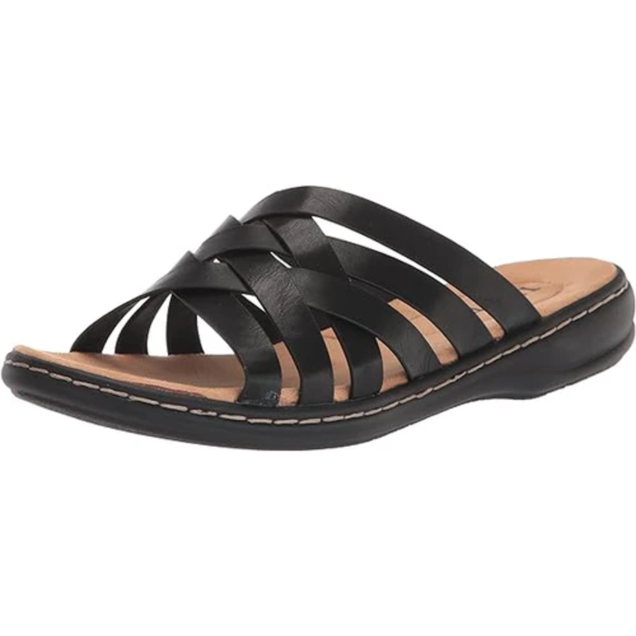 Izod Women’s Slaight Casual Black Sandals – 1478215