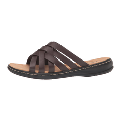 Izod Women’s Slaight Casual Slide Sandals – Brown 1478215