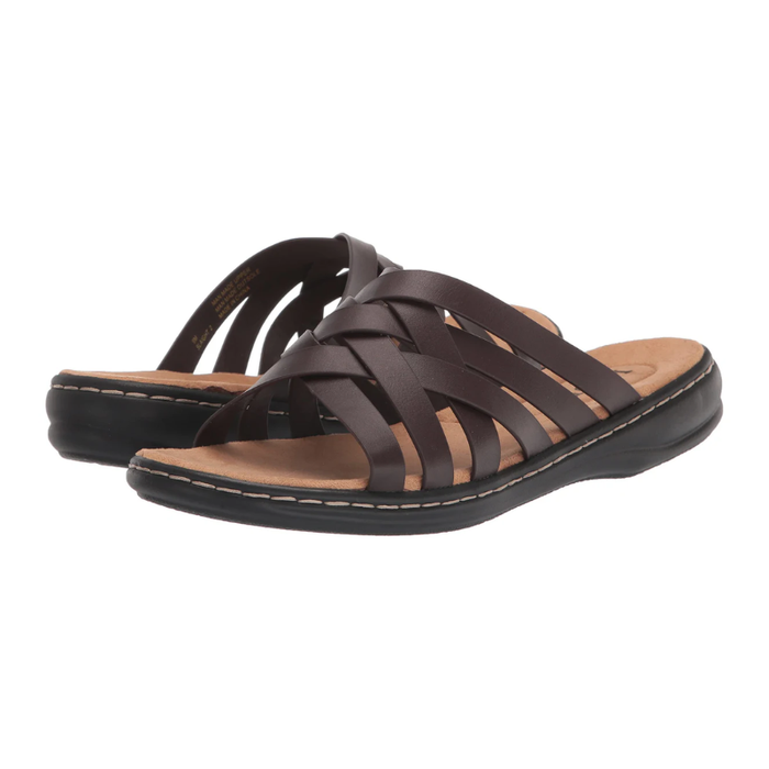 Izod Women’s Slaight Casual Slide Sandals – Brown 1478215