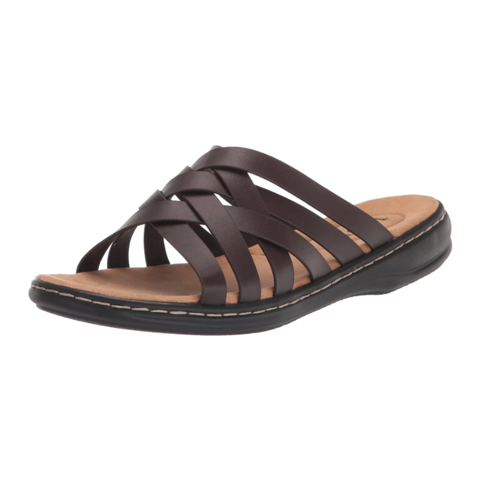 Izod Women’s Slaight Casual Slide Sandals – Brown 1478215